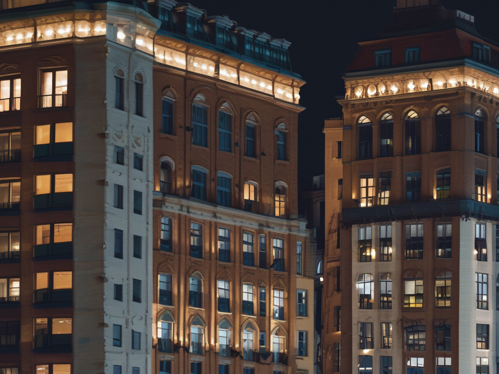 Edificios en una calle